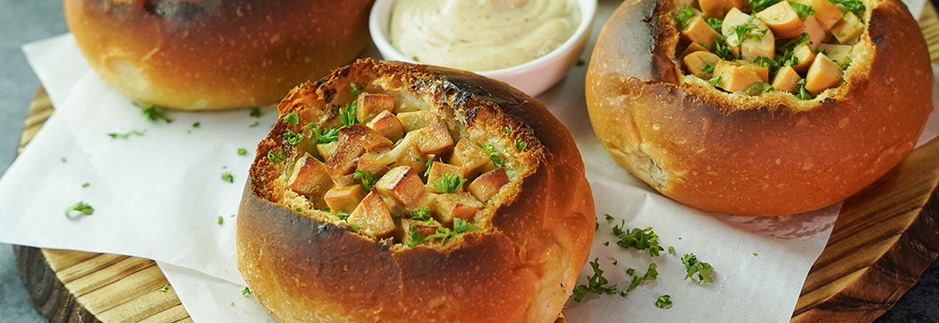 Mini French Onion Bread Bowls