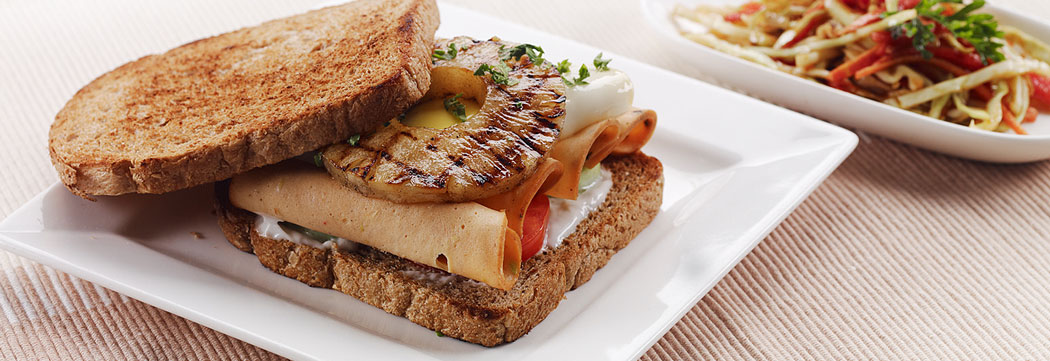 Mortadella Hawaiian Sandwich