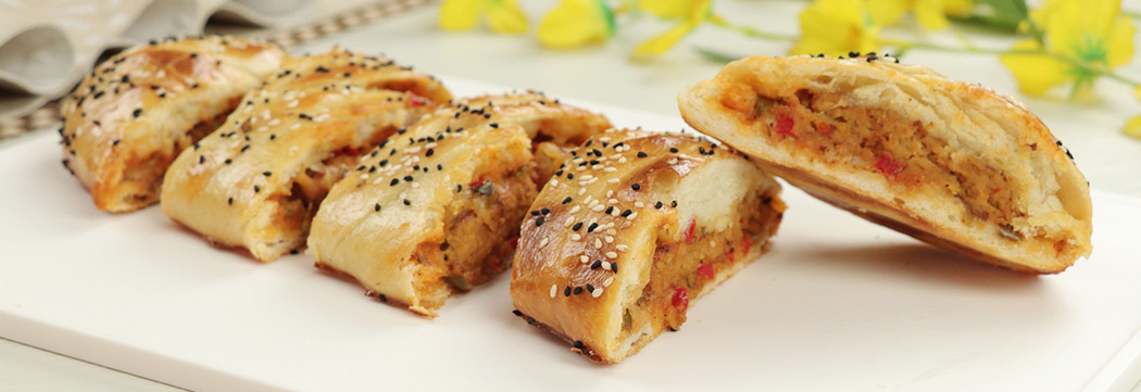 Shami Kabab Stuffed Bread